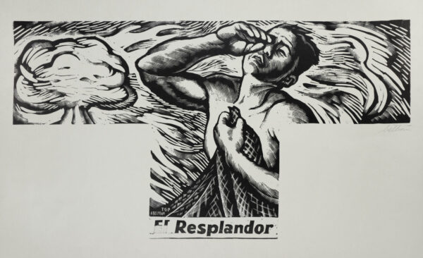 Alberto Beltrán, <i>El resplandor</i>, s/f, linografía, 32.7 x 50.2 cm (soporte), 25.1 x 46 cm (imagen), ID ALBE18-72