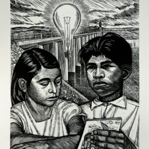 Elizabeth Catlett, <i>La presa</i>, s/f, linografía, 65 x 50.1 cm (soporte), 45 x 37.2 cm (imagen), ID ELCA34-46