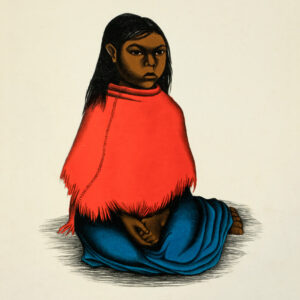 Elizabeth Catlett, <i>Rafaelita</i>, s/f, linografía, 45.3 x 29.2 cm (soporte), 24 x 19.5 cm (imagen), ID ELCA34-60