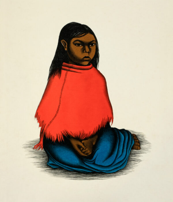 Elizabeth Catlett, <i>Rafaelita</i>, s/f, linografía, 45.3 x 29.2 cm (soporte), 24 x 19.5 cm (imagen), ID ELCA34-60
