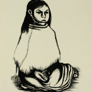 Elizabeth Catlett, <i>Rafaelita</i>, s/f, linografía, 32.6 x 24.2 cm (soporte), 23 x 17 cm (imagen), ID ELCA34-61