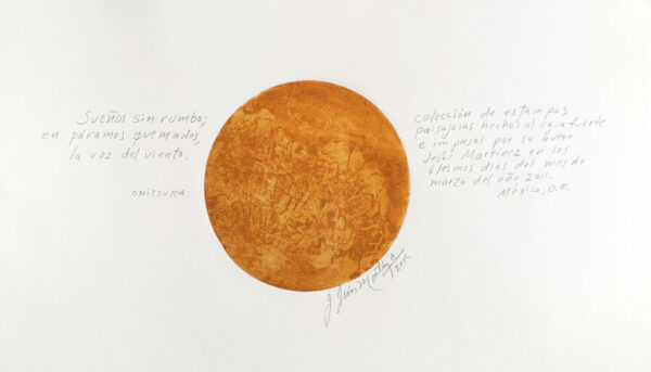 Jesús Martínez<i>, Sueños sin rumbo</i>, 2011, aguafuerte, 40.8 x 60.5 (soporte), 38 x 56 cm (imagen), ID JEMA0-1