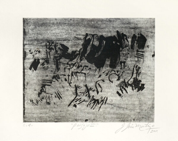 Jesús Martínez<i>, Sueños sin rumbo</i>, 2011, aguafuerte, 40.8 x 60.5 (soporte), 38 x 56 cm (imagen), ID JEMA0-4
