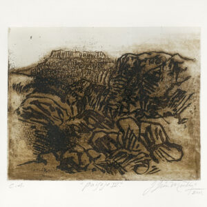 Jesús Martínez<i>, Sueños sin rumbo</i>, 2011, aguafuerte, 40.8 x 60.5 (soporte), 38 x 56 cm (imagen), ID JEMA0-5