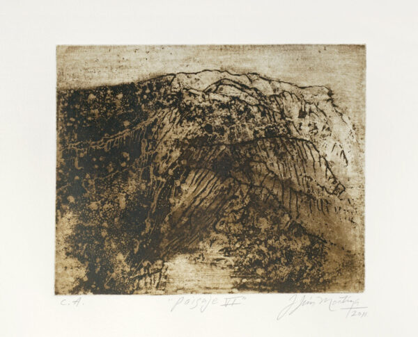 Jesús Martínez<i>, Sueños sin rumbo</i>, 2011, aguafuerte, 40.8 x 60.5 (soporte), 38 x 56 cm (imagen), ID JEMA0-7