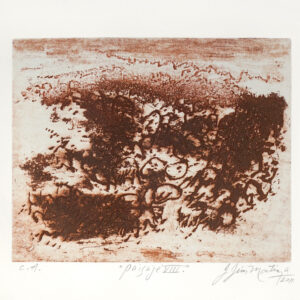 Jesús Martínez<i>, Sueños sin rumbo</i>, 2011, aguafuerte, 40.8 x 60.5 (soporte), 38 x 56 cm (imagen), ID JEMA0-9