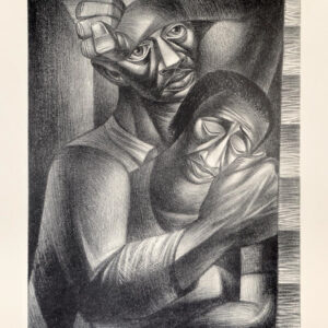 Charles White<i>, Dolor negro</i>, s/f, litografía, 62 x 50 cm (soporte), 53 x 33.7 cm (imagen), ID CHWH221-4