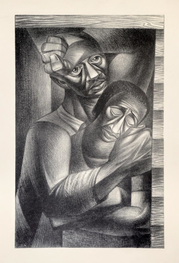Charles White<i>, Dolor negro</i>, s/f, litografía, 62 x 50 cm (soporte), 53 x 33.7 cm (imagen), ID CHWH221-4