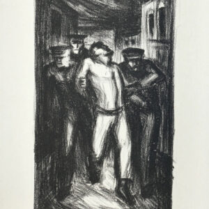 Eleezer Arno<i>, Prisionero</i>, s/f, litografía, 65 x 49.7 cm (soporte), 37.5 x 20 cm (imagen), ID ELAR11-12
