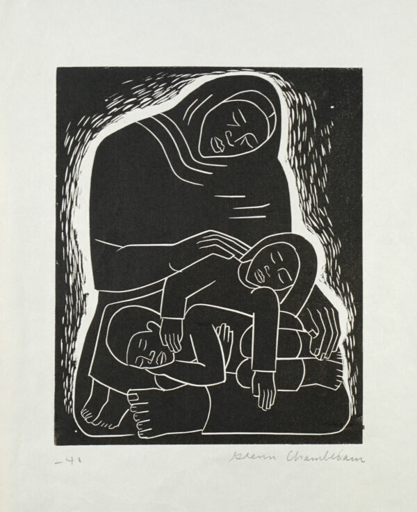 Glenn Chamberlain<i>, Sueño</i>, s/f, linografía, 35.4 x 22.7 cm (soporte), 18 x 15 cm (imagen), ID GLCH45-5