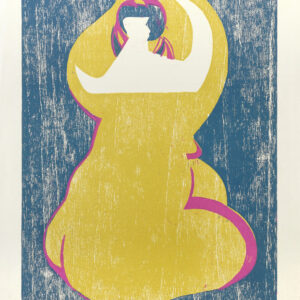 Gustavo Casillas<i>, Mujer</i>, s/f, xilo-color, 51 x 32.5 cm (soporte), 44.4 x 28.1 cm (imagen), ID GUCA32-9