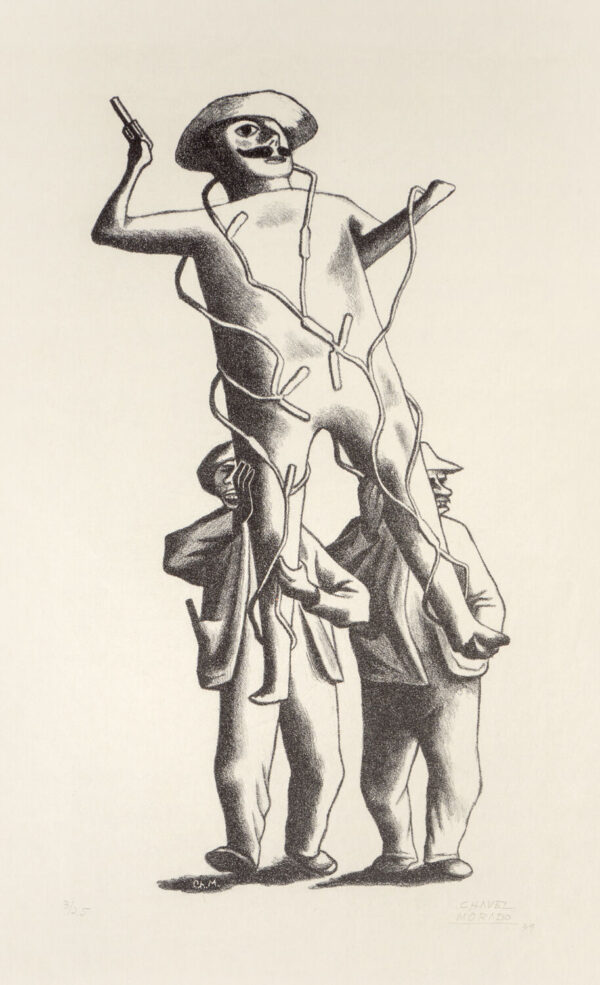 José Chávez Morado<i>, El judas</i>, 1939, litografía, 32.2 x 42.3 cm (soporte), 14.5 x 30 cm (imagen), ID JOCH48-16