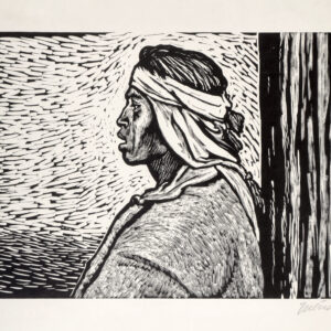 Leopoldo Méndez<i>, Indígena de Chiapas</i>, s/f, linografía, 32.8 x 41.6 cm (soporte), 24 x 32.6 cm (imagen), ID LEMÉ133-28